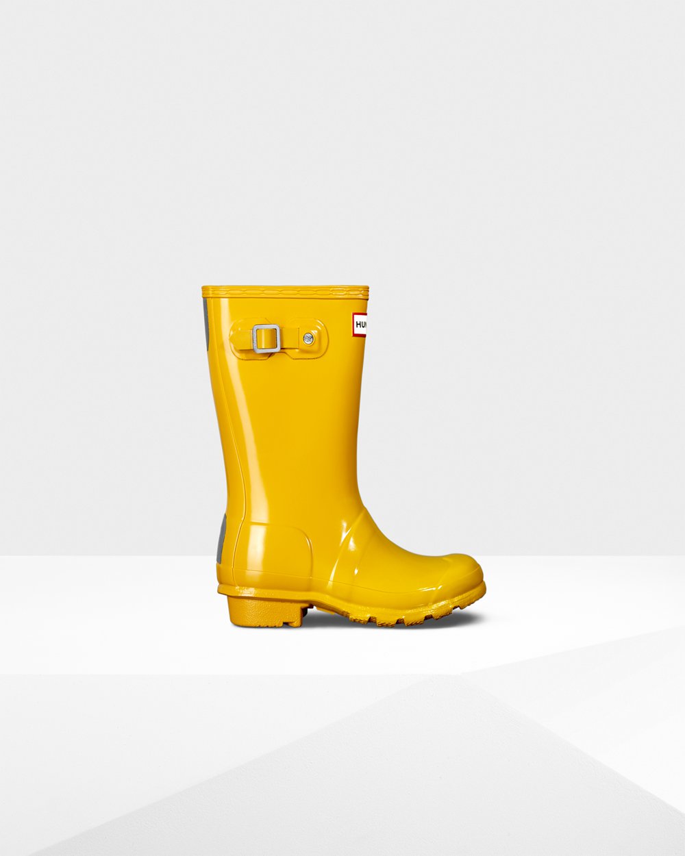 Hunter Niños Original Big Gloss - Botas de Lluvia Amarillo - 689-OEJMYV